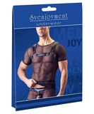 Svenjoyment black powernet harness shirt