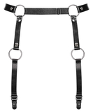 Obsessive faux leather garter belt