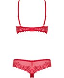 Obsessive Alabastra red lingerie set