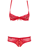 Obsessive Alabastra red lingerie set