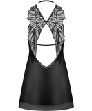 Obsessive Alifini black open back chemise