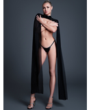 Allure Lingerie The Bod Is The Life mustast tüllist keep ja stringid