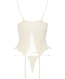 Avanua Bianca ecru basque with string