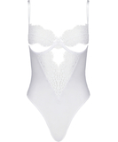 Avanua Silentia white sheer mesh bodysuit