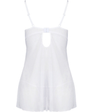 Avanua Silentia white sheer mesh chemise