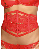 Axami Sexy Love Cave red waist cincher