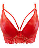 Axami Sexy Sensual Paradise punane bralette-rinnahoidja