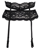 Axami Sexy Poison black garter belt