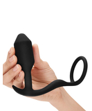 b-Vibe Snug & Tug analinis kaištis su penio žiedu