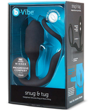 b-Vibe Snug & Tug Weighted Silicone Plug & Penis Ring