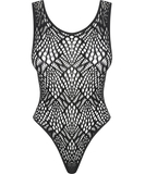 Obsessive black net bodysuit