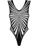 Obsessive black net bodysuit