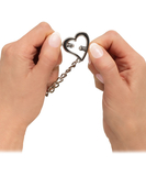 Bad Kitty heart shaped nipple clamps with chain