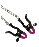 Bad Kitty nipple clamps with chain