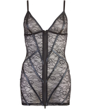 Cottelli Lingerie black lace mini dress