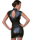 Cottelli Lingerie juoda matinė bondage stiliaus mini suknelė