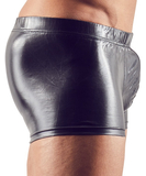 Svenjoyment black matte look boxer briefs with metal cock ring