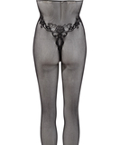 NO:XQSE black net crotchless bodystocking