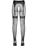 Cottelli Lingerie mustad avatud jalgevahega võrksukkpüksid