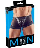 Svenjoyment black sheer mesh boxer briefs