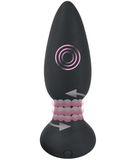 Black Velvets Rotating & Vibrating Plug