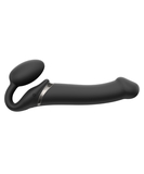 Strap On Me Black Vibrating Bendable Strap-on