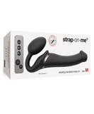 Strap On Me Black Vibrating Bendable Strap-on