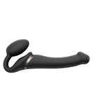 Strap On Me Black Vibrating Bendable Strap-on