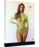 Le Désir Bliss neon green net bodysuit