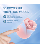 Blush Kissing Rose kustīgs klitora stimulators