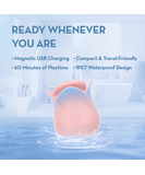 Blush Kissing Rose kustīgs klitora stimulators