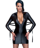 Cottelli Lingerie Bondage black mini dress