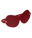 Taboom burgundy faux leather blindfold