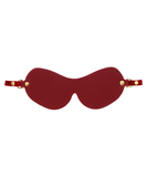 Taboom burgundy faux leather blindfold