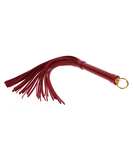 Taboom burgundy faux leather whip
