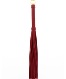 Taboom burgundy faux leather whip