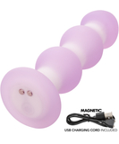 CalExotics Lavender Haze Beaded Vibrating Anal Plug