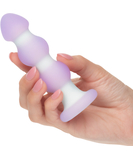 CalExotics Lavender Haze Beaded Vibrating Anal Plug