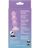CalExotics Lavender Haze Beaded Vibrating Anal Plug