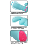 CalExotics Love Bunny rotējošs vibrators ar klitora stimulatoru