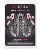 CalExotics Nipple Play Crystal Chain Nipple Clapms