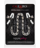 CalExotics Nipple Play Crystal Chain Nipple Clapms