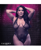 CalExotics Radiance rhinestone halterneck bodysuit