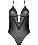 Casmir Denerys black sheer mesh bodysuit