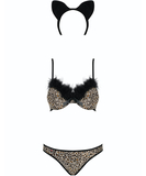 Obsessive leopard print erotic set