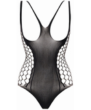 Christine black mesh bodysuit