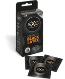EXS Black Latex Comfy Fit prezervatīvi (12 gab.)