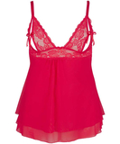 Cottelli Lingerie Punasest pitsist babydoll-kleit