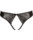 Cottelli Lingerie melni stringi ar izgriezumu