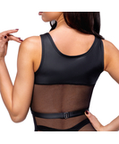 Cottelli Lingerie melna tīkliņkleita un stringi